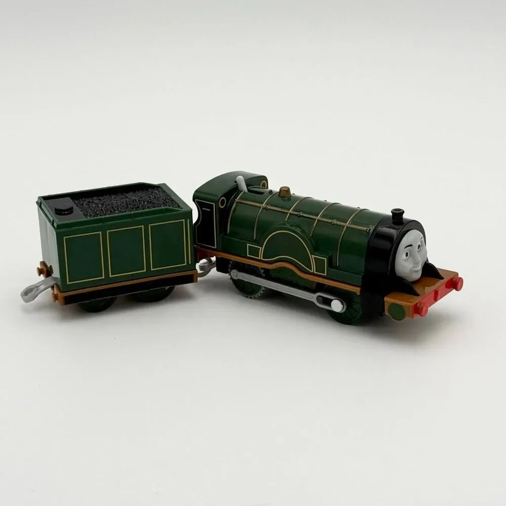 Mattel Thomas the Train Trackmaster Emily Green Train and Tender TESTED and WORK